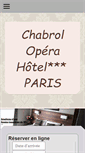 Mobile Screenshot of hotelchabrol.com